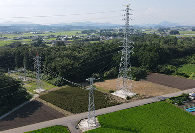 宇都宮市下田原地点系統連系接続工事並びに関連除却工事