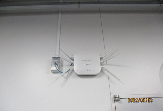 自治医科大学無線アクセスポイント設置工事(アトラスアリーナ他)