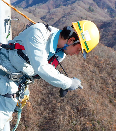 電力事業部 粂川さんの写真②